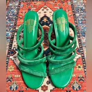 Charlotte Stone Bettina Emerald Green